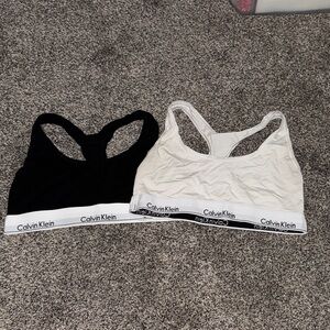Calvin Klein Womens Modern Cotton Unlined Wireless Bralette Bundle